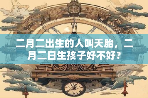 二月二出生的人叫天胎，二月二日生孩子好不好？