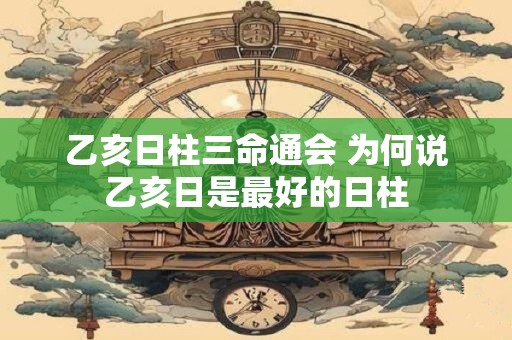 乙亥日柱三命通会 为何说乙亥日是最好的日柱