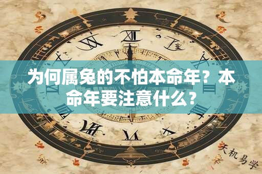 为何属兔的不怕本命年？本命年要注意什么？