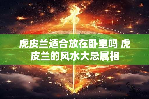 虎皮兰适合放在卧室吗 虎皮兰的风水大忌属相