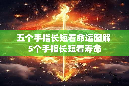 五个手指长短看命运图解 5个手指长短看寿命