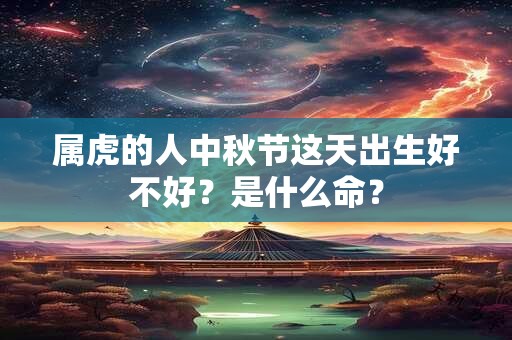 属虎的人中秋节这天出生好不好？是什么命？