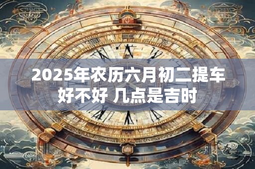 2025年农历六月初二提车好不好 几点是吉时