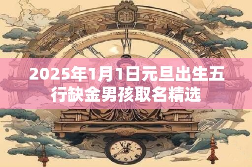 2025年1月1日元旦出生五行缺金男孩取名精选