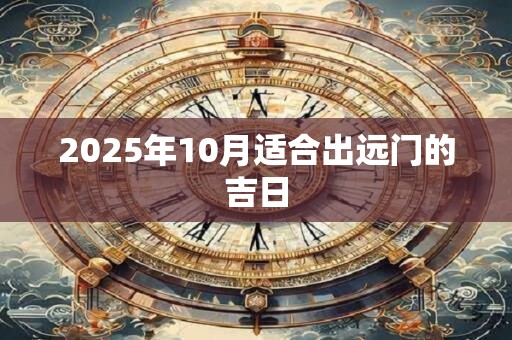 2025年10月适合出远门的吉日