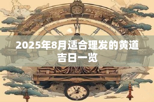 2025年8月适合理发的黄道吉日一览