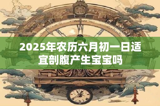 2025年农历六月初一日适宜剖腹产生宝宝吗