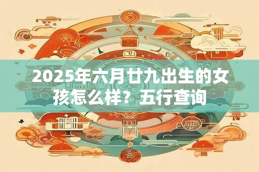 2025年六月廿九出生的女孩怎么样？五行查询