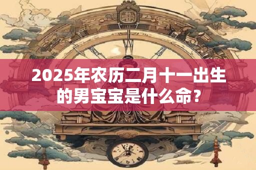 2025年农历二月十一出生的男宝宝是什么命？