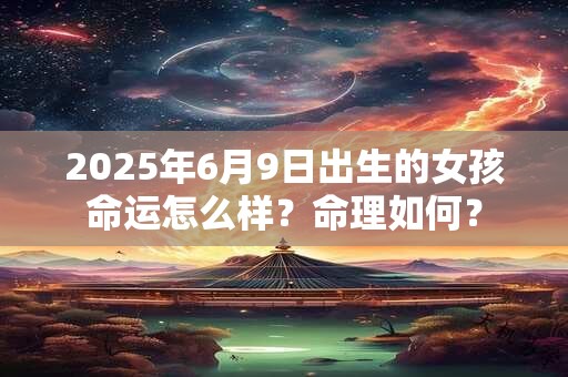 2025年6月9日出生的女孩命运怎么样？命理如何？