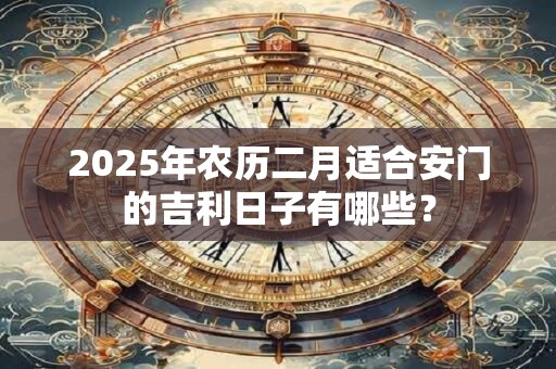 2025年农历二月适合安门的吉利日子有哪些？