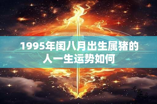 1995年闰八月出生属猪的人一生运势如何