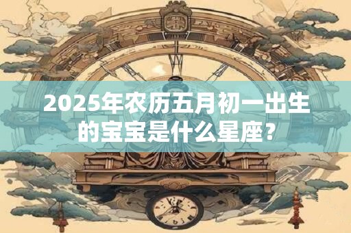 2025年农历五月初一出生的宝宝是什么星座？