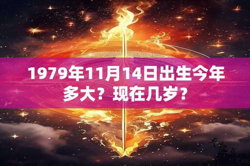 1979年11月14日出生今年多大？现在几岁？