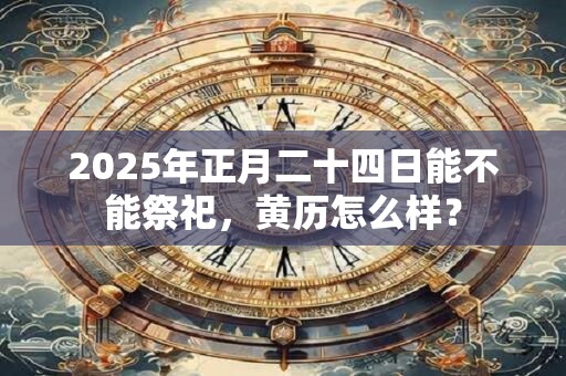 2025年正月二十四日能不能祭祀，黄历怎么样？