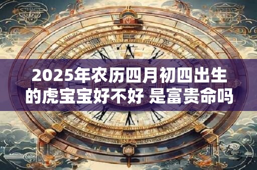 2025年农历四月初四出生的虎宝宝好不好 是富贵命吗