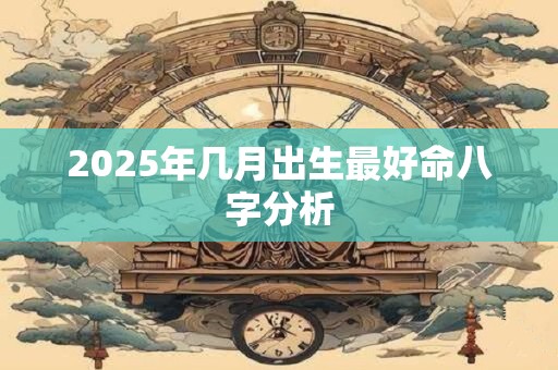 2025年几月出生最好命八字分析