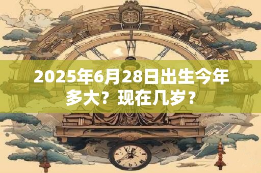 2025年6月28日出生今年多大？现在几岁？