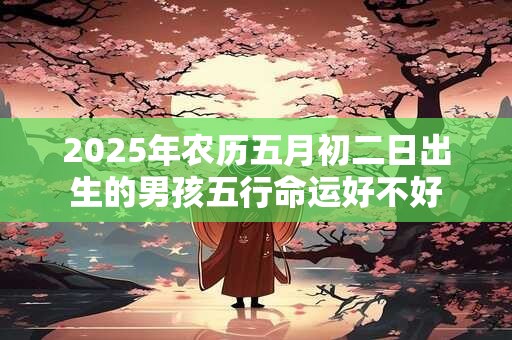 2025年农历五月初二日出生的男孩五行命运好不好