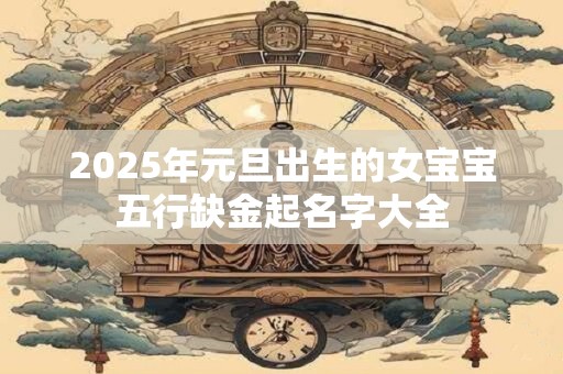 2025年元旦出生的女宝宝五行缺金起名字大全