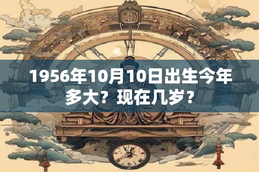 1956年10月10日出生今年多大？现在几岁？