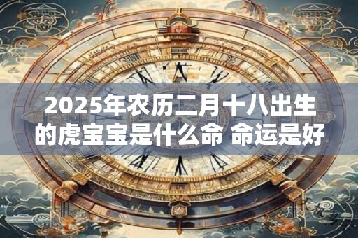 2025年农历二月十八出生的虎宝宝是什么命 命运是好是坏