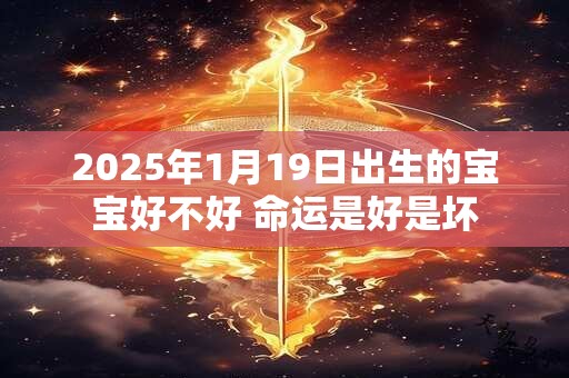 2025年1月19日出生的宝宝好不好 命运是好是坏