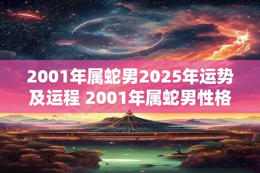 2001年属蛇男2025年运势及运程 2001年属蛇男性格特点