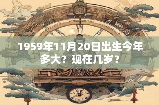 1959年11月20日出生今年多大？现在几岁？