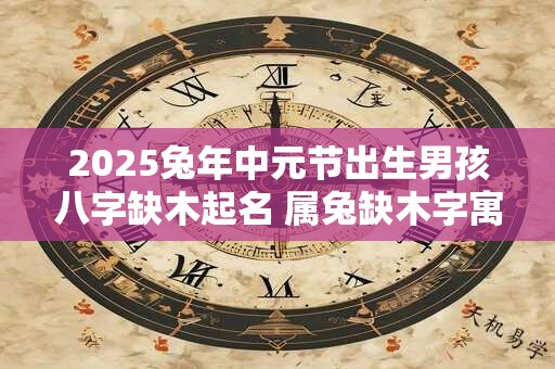 2025兔年中元节出生男孩八字缺木起名 属兔缺木字寓意好的字