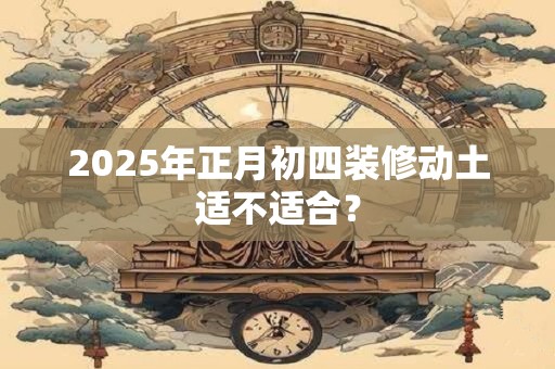 2025年正月初四装修动土适不适合？