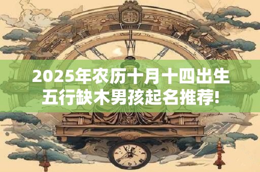 2025年农历十月十四出生五行缺木男孩起名推荐!