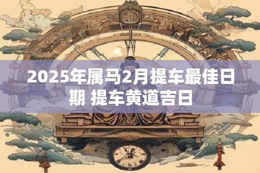 2025年属马2月提车最佳日期 提车黄道吉日