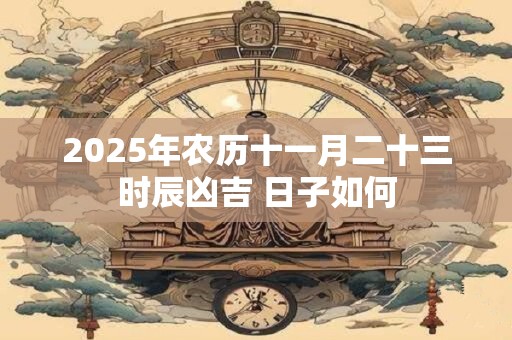 2025年农历十一月二十三时辰凶吉 日子如何