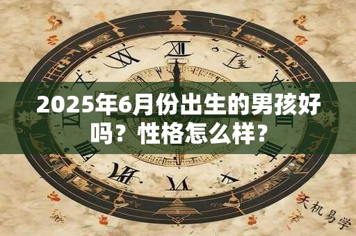 2025年6月份出生的男孩好吗？性格怎么样？