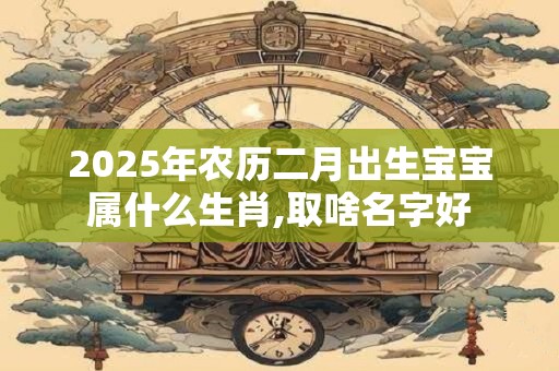 2025年农历二月出生宝宝属什么生肖,取啥名字好