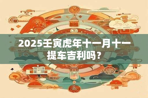 2025壬寅虎年十一月十一提车吉利吗？