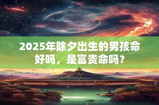 2025年除夕出生的男孩命好吗，是富贵命吗？