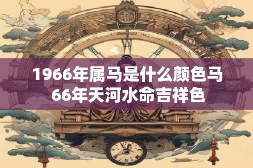 1966年属马是什么颜色马 66年天河水命吉祥色