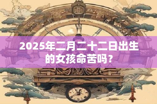 2025年二月二十二日出生的女孩命苦吗？