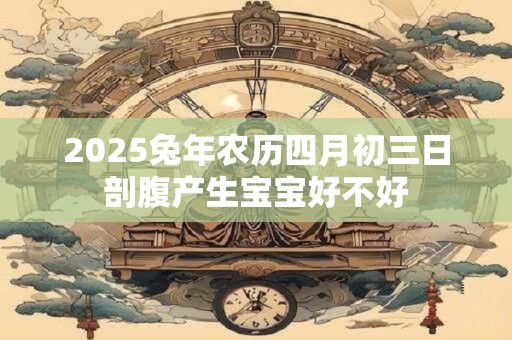 2025兔年农历四月初三日剖腹产生宝宝好不好