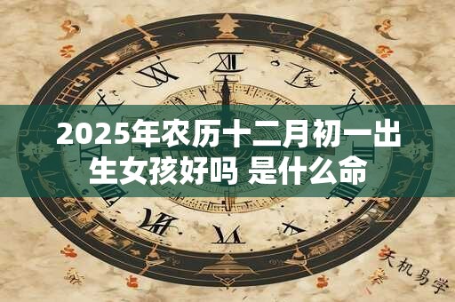 2025年农历十二月初一出生女孩好吗 是什么命