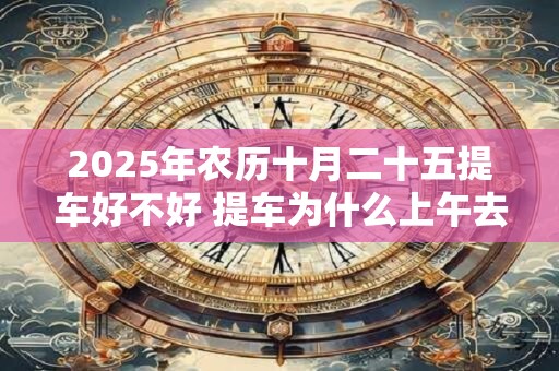 2025年农历十月二十五提车好不好 提车为什么上午去