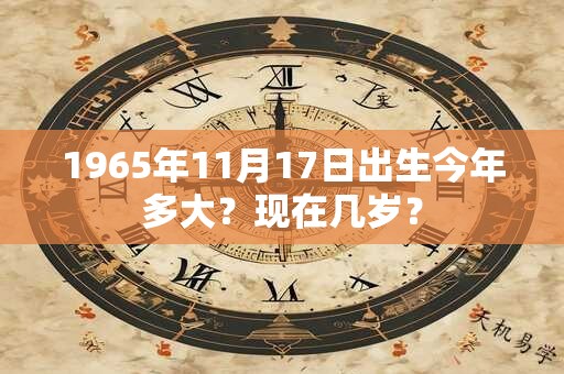 1965年11月17日出生今年多大？现在几岁？