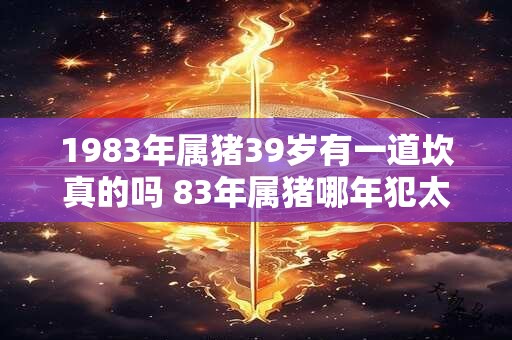 1983年属猪39岁有一道坎真的吗 83年属猪哪年犯太岁