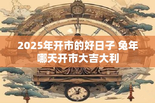 2025年开市的好日子 兔年哪天开市大吉大利