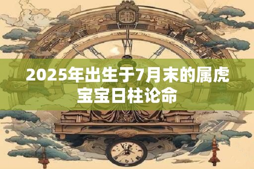 2025年出生于7月末的属虎宝宝日柱论命