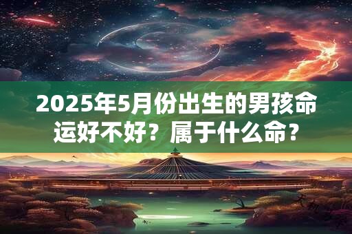 2025年5月份出生的男孩命运好不好？属于什么命？