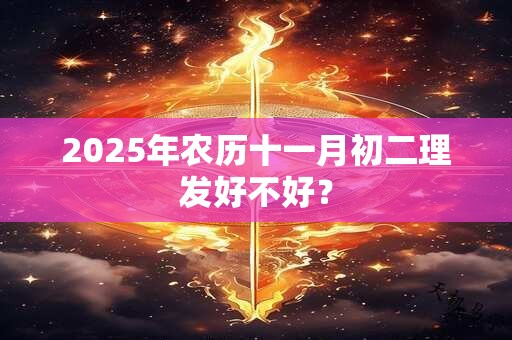 2025年农历十一月初二理发好不好？