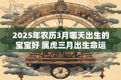 2025年农历3月哪天出生的宝宝好 属虎三月出生命运如何